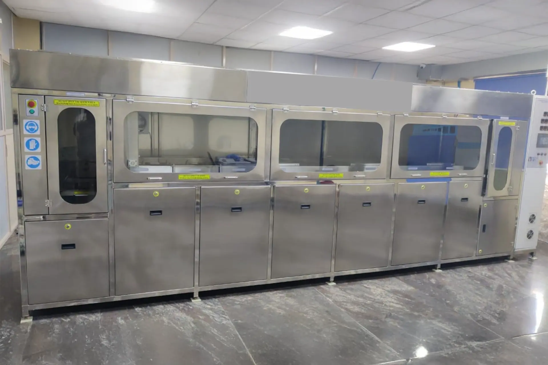 Ultrasonic Cleaning & Hard Coating Facility – Optical Coating